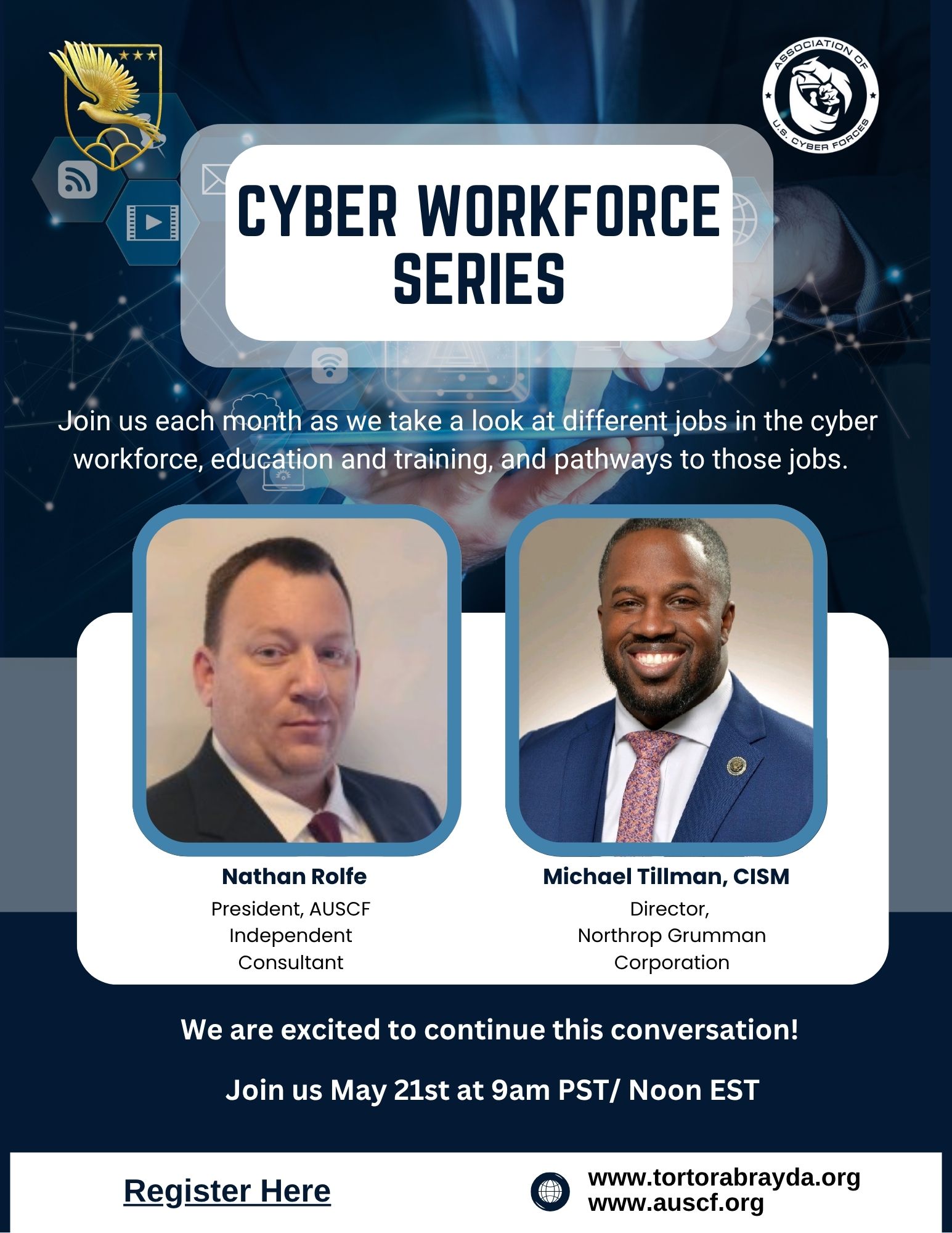 May 2025 Cyber Workforce Series Flyer (jpg)